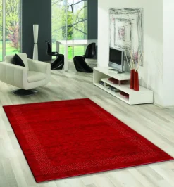 Teppich aus Indien Casablanca rot 80 x 200 cm