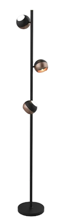 TRIO 3-flg LED Stehlampe Orbit-S