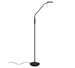 TRIO LED Stehleuchte Monza Schwarz