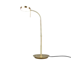 TRIO LED Tischleuchte Monza Messing