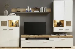 TV-Kommode Fun Plus Eiche Weiß