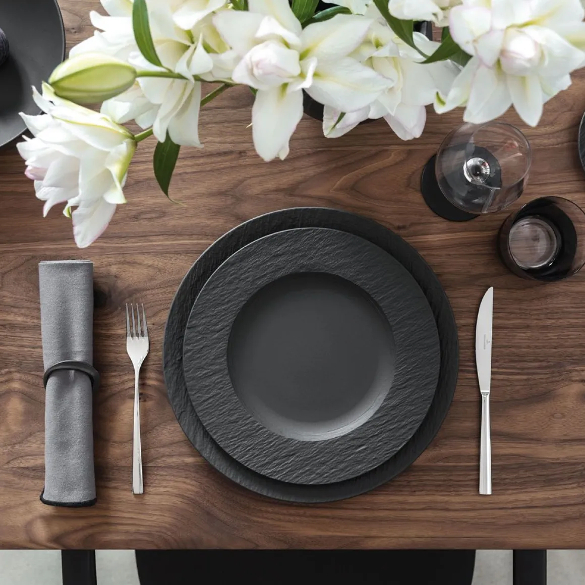 Villeroy & Boch Servierplatte Gourmetteller Manufacture Rock