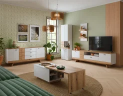 Vitrine Oreta alpinweiß