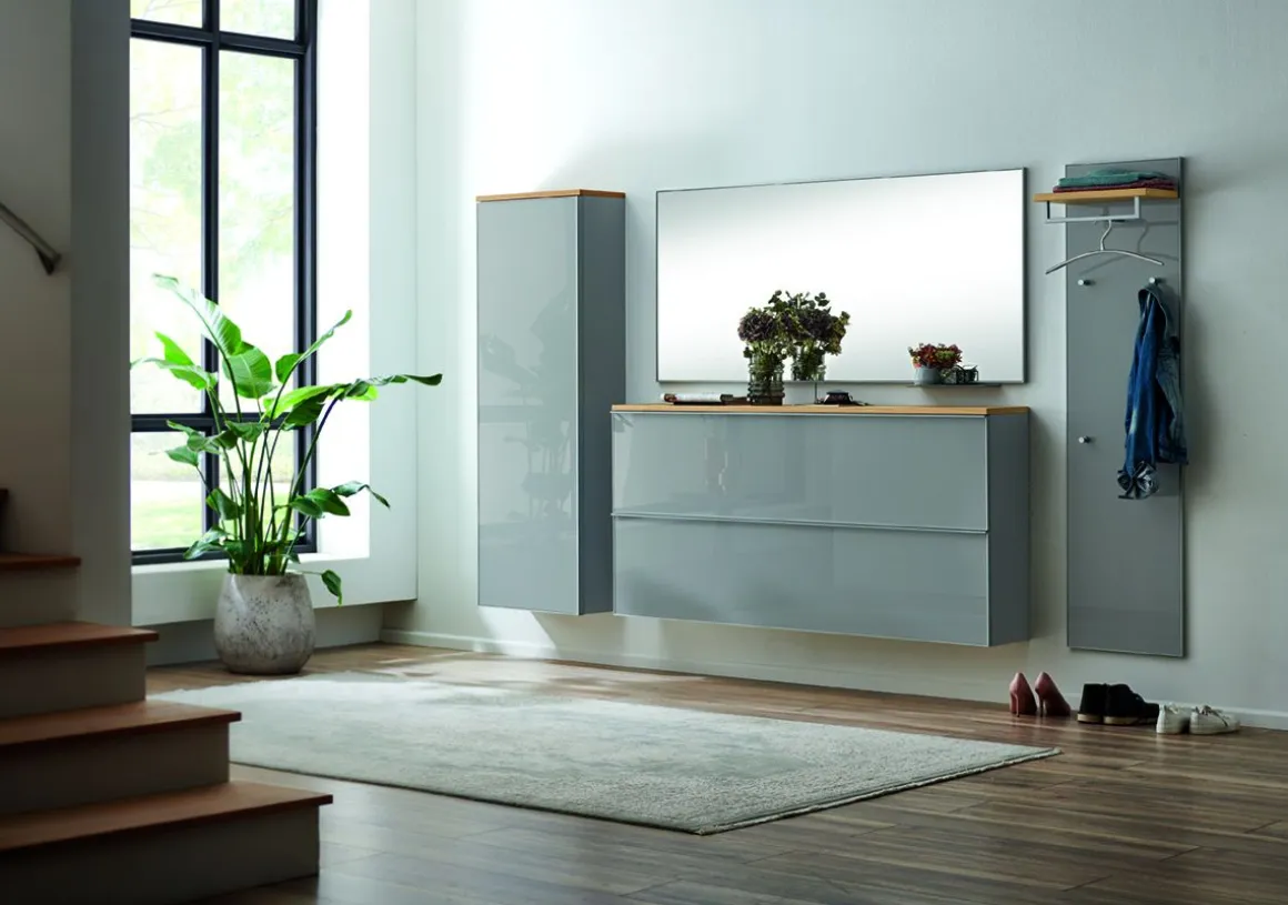 Voss Spiegel Vortina Alufarbig 158 x 77 cm
