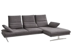 W.Schillig Ecksofa Broadway Anthrazit Longchair R
